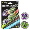 Beyblade X Knife Shinobi 4-80HN und Keel Shark 3-80F Kreisel Dual Pack, mit X-Celerator, mit 2 Klicks zusammenbauen, für spannende Battles unterm Weihnachtsbaum