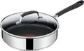 Tefal E3033344 By Quick & Easy Sautepfanne 25cm mit Glasdeckel, Induktion Pfanne