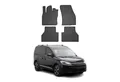OMAC Auto-Fußmatten für VW Caddy 2020-2025 Gummimatten Schwarz 4 tlg (4 St), für VW Caddy 2020-2025 VW Caddy 2020-2025, Antirutsch,Wasserfest,Einfache Installation