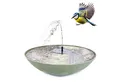 matches21 HOME & HOBBY Wasserspiel Solar-Brunnen Set für draußen - 45 cm Schale grün, (1 tlg), Wasser-Fontäne als Solar Spring-Brunnen Garten-Deko Vogeltränke