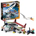 LEGO 76947 Jurassic World Quetzalcoatlus: Flugzeug-Überfall, Dinosaurier Spielzeug mit Figuren, Geschenk für Kinder ab 7 Jahre