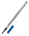 1x Ersatzmine für Tintenroller, Schreibfarbe blau, Strichstärke 0,7 mm, Rollerball-Mine von Online, auch für Faber-Castell, Senator, Schneider, etc., ISO 14145-2, Metallgehäuse, Keramik-Kugel
