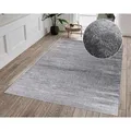 OTTO home Teppich Ariano, dezenter Glanz mit Hoch-Tief-Struktur, rechteckig, Höhe: 12 mm, Vintage Design, Schrumpf Carving-Effekt, Wohnzimmer, Schlafzimmer grau 200 cm x 200 cm x 12 mm