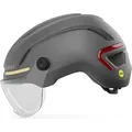 Giro Ethos Shield Integrated MIPS urban Helm mit LED-Beleuchtung mit Glas - Grau