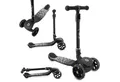 MoMi Dreiradscooter San, 0 km/h, 3-Rad Roller mit LED-Rädern & Klappfunktion