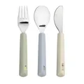 Cutlery with Silicone Handle 3 pcs Happy Fruits