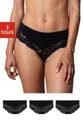 SNOCKS Hipster Panties Damen Unterhose (3-St., 3 Stück) mit Spitze, bequem und elegant