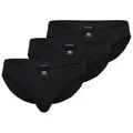 CECEBA Slip CECEBA Herren Slip schwarz uni 3er Pack (3-St) schwarz 7XL/36/37K