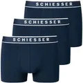 Schiesser Boxer 95/5 (3er-Pack) mit sportlichem Webgummibund blau 5