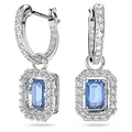 Swarovski Una Ohrringe, Rhodinierte Hängeohrringe mit Strahlenden Swarovski Kristallen