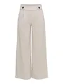 JDY Damen JDYGEGGO New Long Pant JRS NOOS Hose, Chateau Gray/Detail:Black Buttons, XS/30