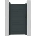 Habitat Et Jardin - Gartentor Aus Aluminium Marc - 101.2 X 180.9 Cm - Grau