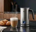 WMF 04.1330.0011 Lumero Milchaufschäumer, Cromargan matt, 500 Watt, 0,25 l