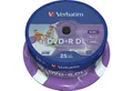 Verbatim DVD-Rohling Verbatim DVD+R DL 8,5 GB, DVD-Rohlinge, (8fach, 25