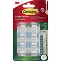 3M Command mini light hook, outdoor, clear, 8 pcs + 10 strips (60847623)