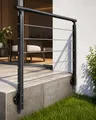 DOLLE Geländer Komplettset Alu Anthrazit 150cm Treppengeländer