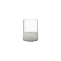 blomus Windlicht -Calma- | Kerzenhalter aus hochwertigem Beton und Glas | Farbe Light Gray | Größe S | 10L x 10B x 14H cm | Indoor
