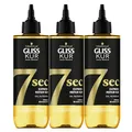 3x Schwarzkopf Gliss Kur 7 Sec Express Repair Kur Oil Nutritive je 200ml Haarkur