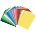 Folia Bastelkartonpapier folia 6499 Tonpapier, DIN A4, 130 g/qm, 25 Farben sortiert