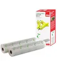 Solis kompostierbare Vakuumierrollen 30 x 600 cm für Vakuumierer, 2 Rollen für Vakuumbeutel zum Kochen, Zuschneidbare und wiederverwendbare Vakuumierfolie, Ideal für Sous Vide, Transparent