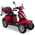 Rolektro E-Quad Rot 25 1000 Watt Seniorenmobil Elektroroller E-Roller