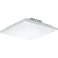 Led Panel Calemar-s, Quadratische Deckenlampe Mit Kristall-effekt, Deckenleuchte Aus Kunststoff Und Metall In Weiß, Aufbauleuchte Für Büro Und Küche, Neutralweiß, 29x29 Cm - Eglo