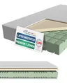 AM Qualitätsmatratzen 7 Zonen Latex Matratze 80x200 H2 - Made in Germany - Oeko TEX zertifizierte Naturlatex Matratze 80x200-23 cm Hoch - Hybridmatratze mit 4cm Latexauflage