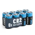 ABSINA 8x CR2 Lithium Batterie 3V Batterien  - Lithiumbatterie für Kamera uvm.
