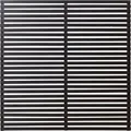 Plus Holz Sichtschutzzaun Tokyo Nadelholz Schwarz 180 cm x 180 cm