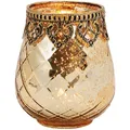 Windlicht Marokko 10,5cm gold Windlicht Advent Winter Dekoartikel Weihnachten