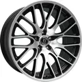 Diewe Fina nero machined 9x20 ET40 - LK5/112 ML57.1 Alufelge schwarz