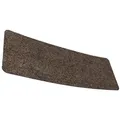 ANRO Fußmatte POET Schuhparkplatz schmal Schmutzfangmatte Unifarben, eckig, Höhe: 3 mm, Schuh-Abstellplatz rutschfest 35x60cm Kräusel Braun wasserdicht braun 35 cm x 60 cm x 3 mm