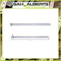 GAH Alberts Stahl Ladenband abgerundet 700 x 13 x 40 mm Stärke 5 mm # 314002
