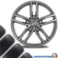 4x Alu Ganzjahresreifen Kompletträder für Skoda Octavia Reifen 205/55R16