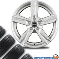 4x Alu Ganzjahresreifen Kompletträder für Seat Leon Reifen 205/55R16 Goodyear