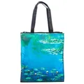 Luckyweather not just any other day Shopper Einkaufstasche / Twinbag Motiv WATER LILIES bunt