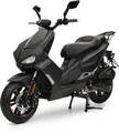 Burnout Motorroller BAD s Mattschwarz, 125 ccm, 85 km/h, Euro 5, Keyless Go & Alarmanlage