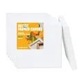10er Pack Leinwand 25x25 cm Keilrahmen Bespannt Baumwolle 380 g/m² Leinwände ...