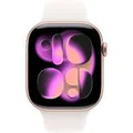 Watch Series 11, Smartwatch roségold, Aluminium, 46 mm, Sportarmband blassrosa M/L