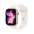 Apple Watch Series 11 Aluminium GPS 46mm Roségold (Sportarmband Blassrosa) M/L
