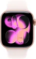 APPLE Watch S11 GPS 46mm Alugehäuse Sportband M/L Blassrosa MEV74ZR/A B-Ware