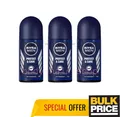 Nivea Men Protect Care Roll-On Deodorant Non-Ritating Sensitive Skin 3er Pack
