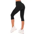 Leggings Damen 3/4 High Waist Elastische Blickdicht Große Größen Leggins #1er...