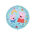 Procos 93038 - Folienballon Peppa Pig, Größe 46cm, Helium, Luft, Geburtstag, Dekoration, Party