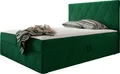 MIRJAN24 Boxspringbett Simoti, Doppelbett mit zwei Bettkästen für die Bettwäsche, Hauptmatratze, Topper und Kopfteil (Magic Velvet 2225, Größe: 160x200 cm)