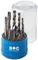 Bohrcraft HSS-E Co5 Maschinengewindebohrer Kombi-Set/RG 12 / M4 - M 10/12-teilig / 41421430012