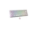 Tastiera Da Gioco Wireless - The G-Lab - Keyz Titan - Meccanica (interruttore Rosso) - Azerty - Tripla Modalit? - Rgb - Bianco