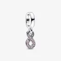 PANDORA Funkelnder Unendlichkeits Charm Sterlingsilber Pandora Moments 792766C01