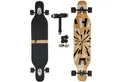 FunTomia Longboard Camber Ahornholz Longboard in 3 Flex Stufen + T-Tool, Camber Twin Tip