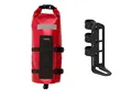 ZEFAL Z Adventure Fork Pack - Wasserdichte Tasche und Universalhalterung für die Gabel, Fahrradtasche fürs Bikepacking - Rot, 6 Liter